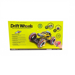 اسباب بازی ماشین کنترلی شارژی آفرود جیپ سبز با دو کنترل دستی و دستبندی Off-Road RC Car Drift Wheels مقیاس 1:10_اسباب بازی ماشین کنترلی